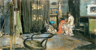 Studio of Robert F. Blum by Robert Frederick Blum